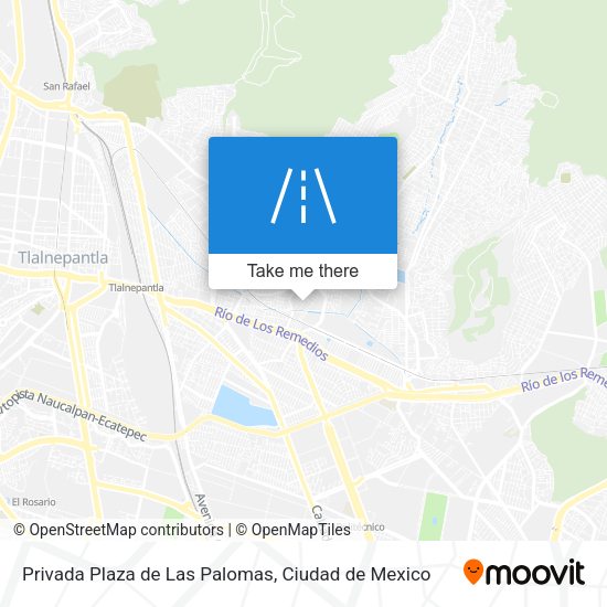 Privada Plaza de Las Palomas map