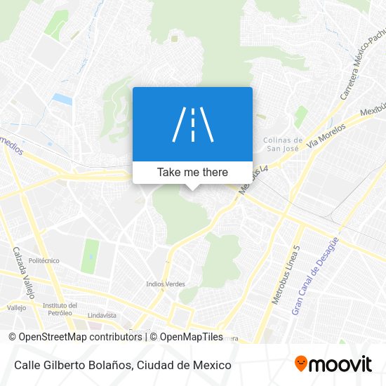 Calle Gilberto Bolaños map