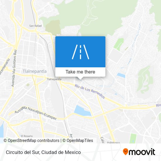 Circuito del Sur map