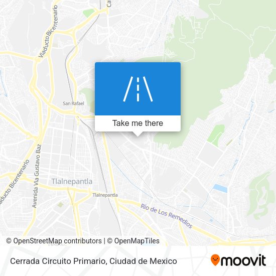 Mapa de Cerrada Circuito Primario