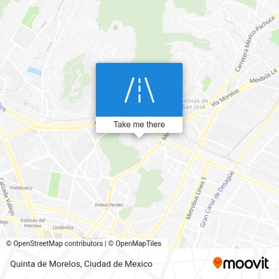 Quinta de Morelos map