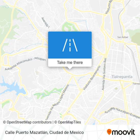 Calle Puerto Mazatlán map