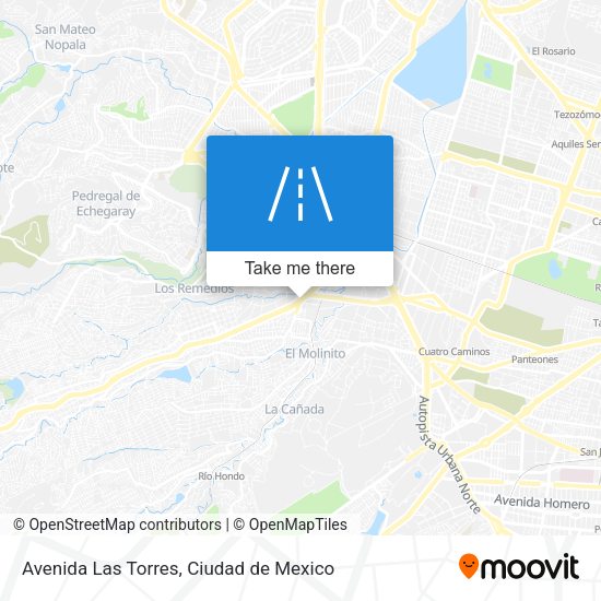 Avenida Las Torres map