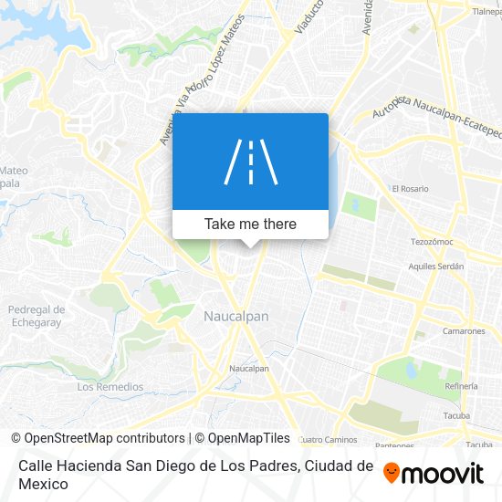 Calle Hacienda San Diego de Los Padres map