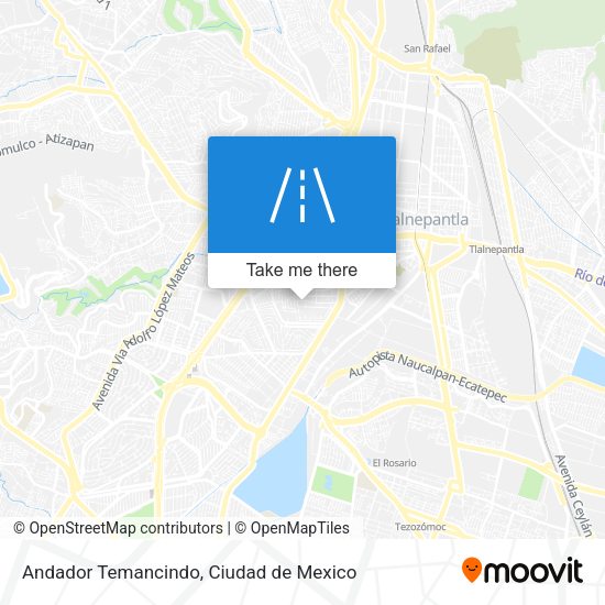 Mapa de Andador Temancindo
