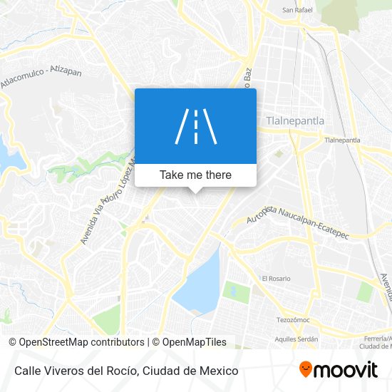 Mapa de Calle Viveros del Rocío
