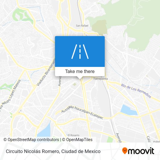 Mapa de Circuito Nicolás Romero
