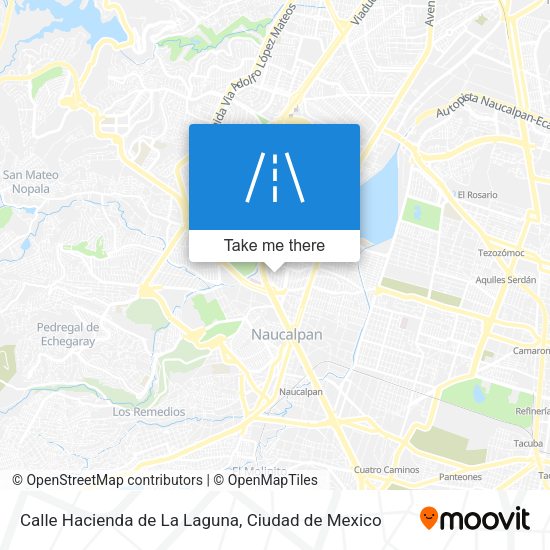 Mapa de Calle Hacienda de La Laguna