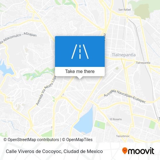 Calle Viveros de Cocoyoc map