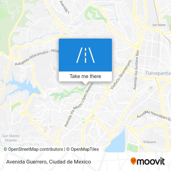 Avenida Guerrero map