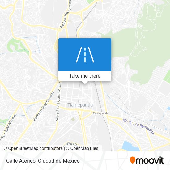 Calle Atenco map