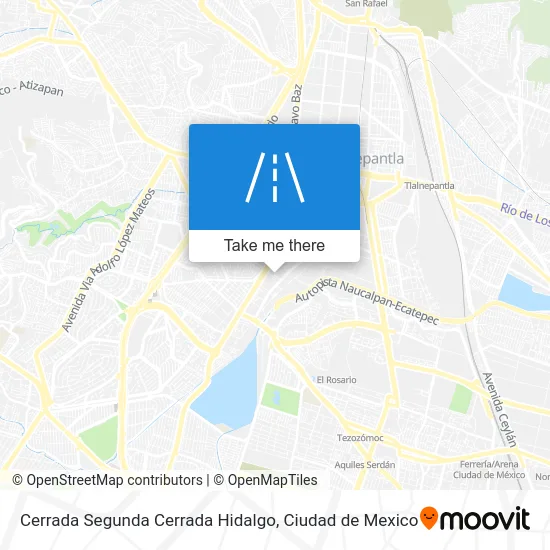 Cerrada Segunda Cerrada Hidalgo map