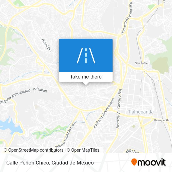 Calle Peñón Chico map