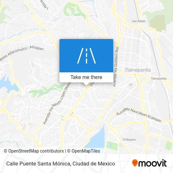 Calle Puente Santa Mónica map