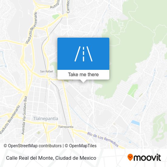 Calle Real del Monte map