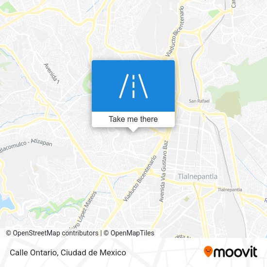Calle Ontario map
