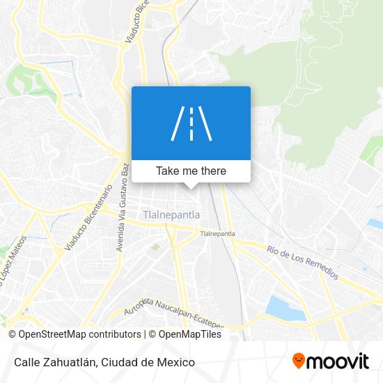 Calle Zahuatlán map