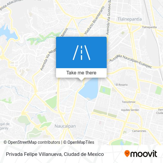 Mapa de Privada Felipe Villanueva