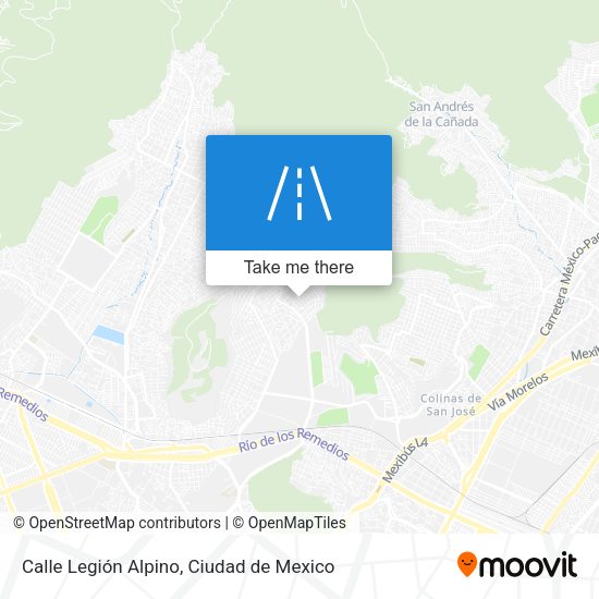 Calle Legión Alpino map