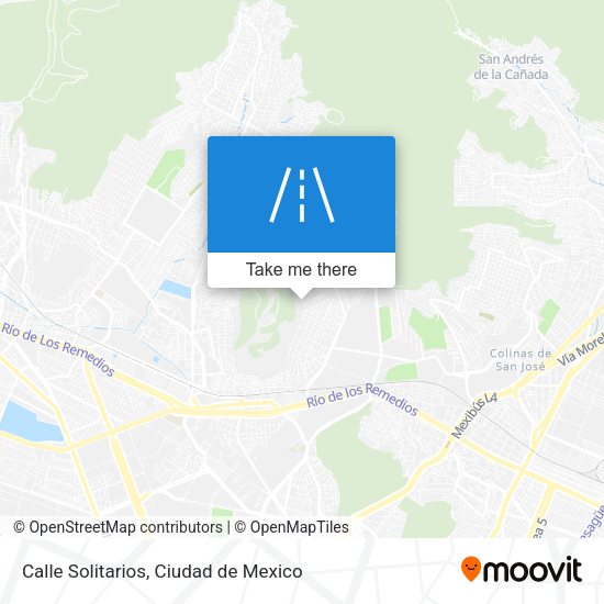 Calle Solitarios map