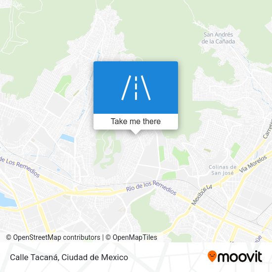 Calle Tacaná map