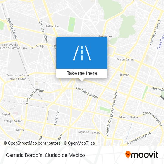 Cerrada Borodín map