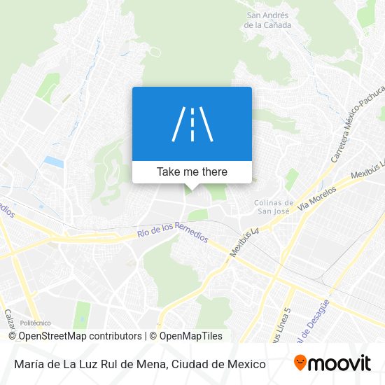 María de La Luz Rul de Mena map