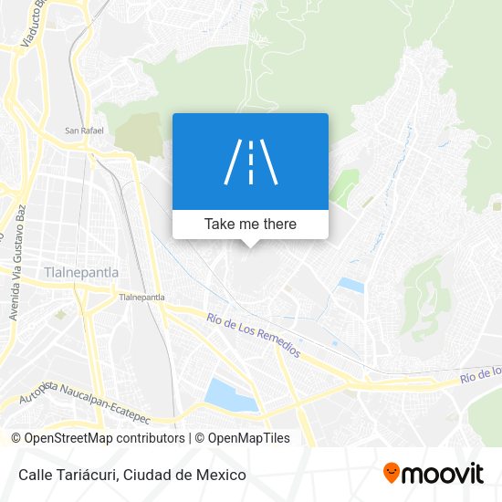 Calle Tariácuri map