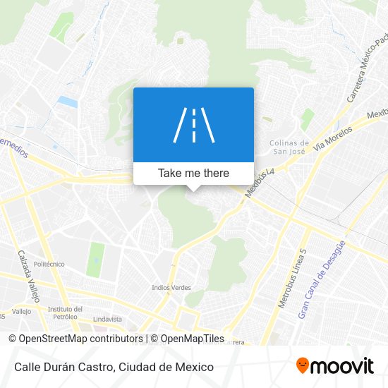 Calle Durán Castro map