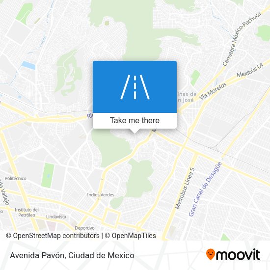 Avenida Pavón map