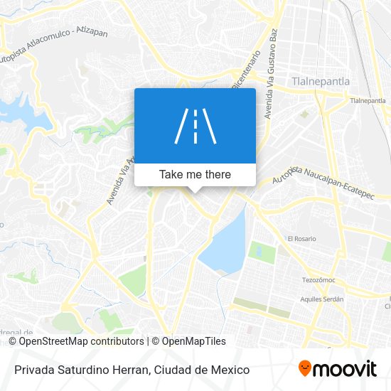 Mapa de Privada Saturdino Herran