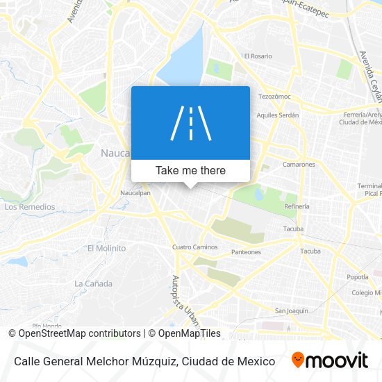 Calle General Melchor Múzquiz map