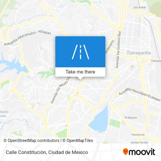 Calle Constitución map