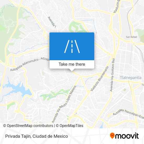 Mapa de Privada Tajín