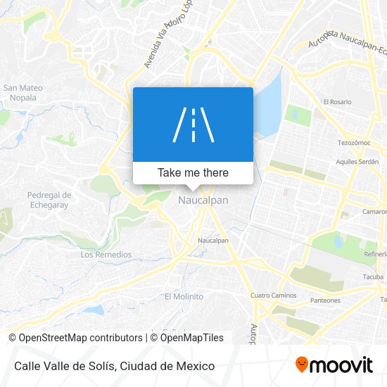 Mapa de Calle Valle de Solís