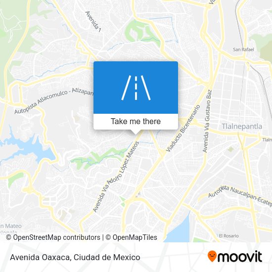 Mapa de Avenida Oaxaca