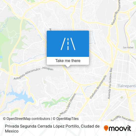 Privada Segunda Cerrada López Portillo map