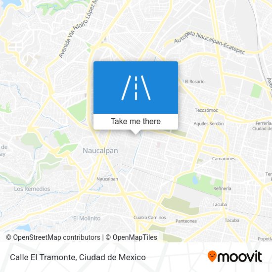 Calle El Tramonte map