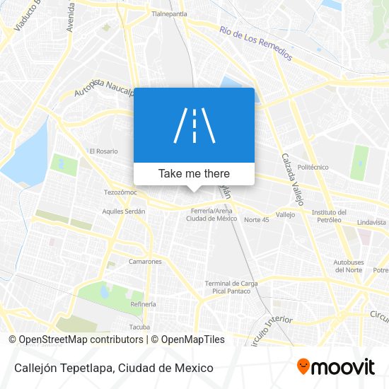 Callejón Tepetlapa map