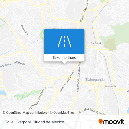 Calle Liverpool map