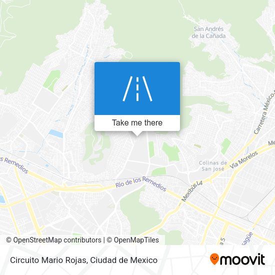 Circuito Mario Rojas map