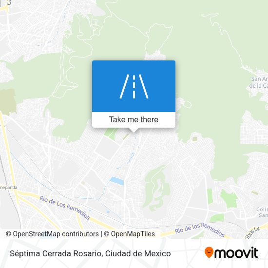 Mapa de Séptima Cerrada Rosario