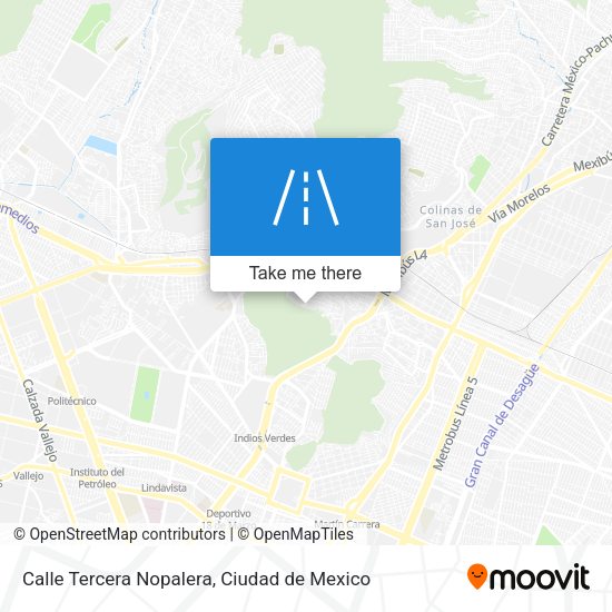 Calle Tercera Nopalera map