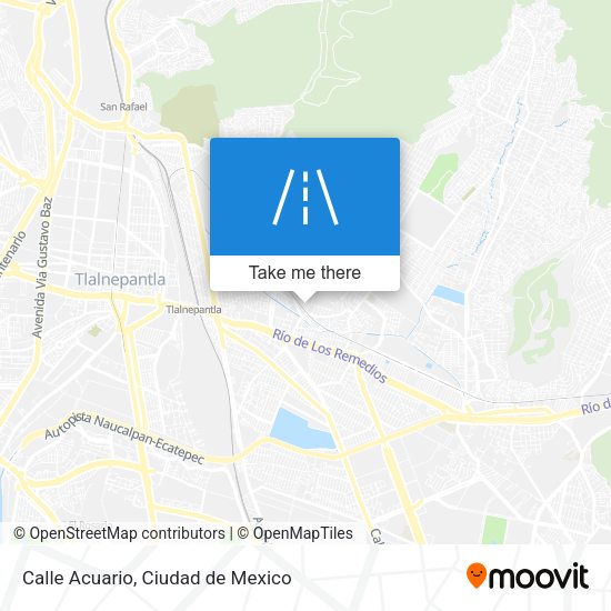 Mapa de Calle Acuario