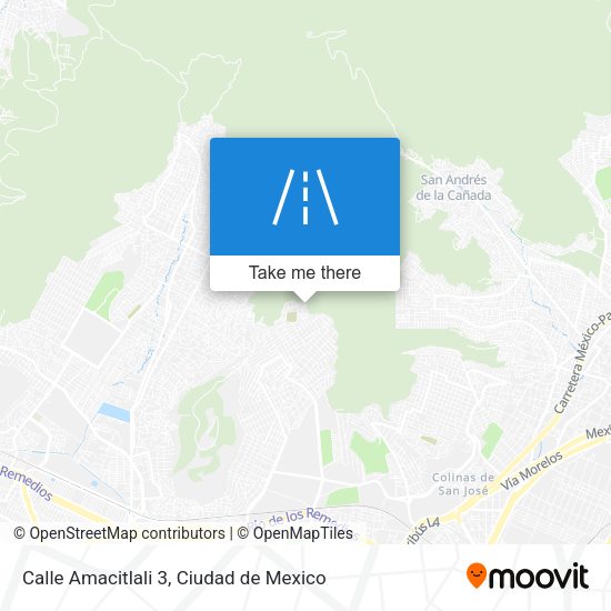 Calle Amacitlali 3 map
