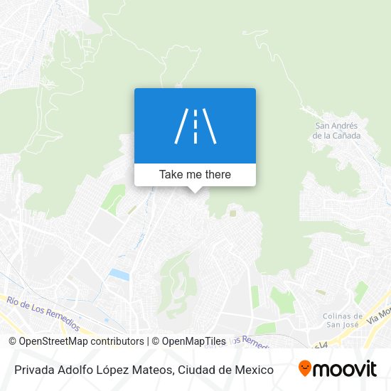 Privada Adolfo López Mateos map