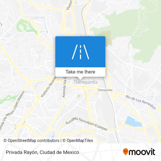Privada Rayón map