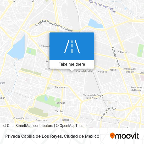 Privada Capilla de Los Reyes map