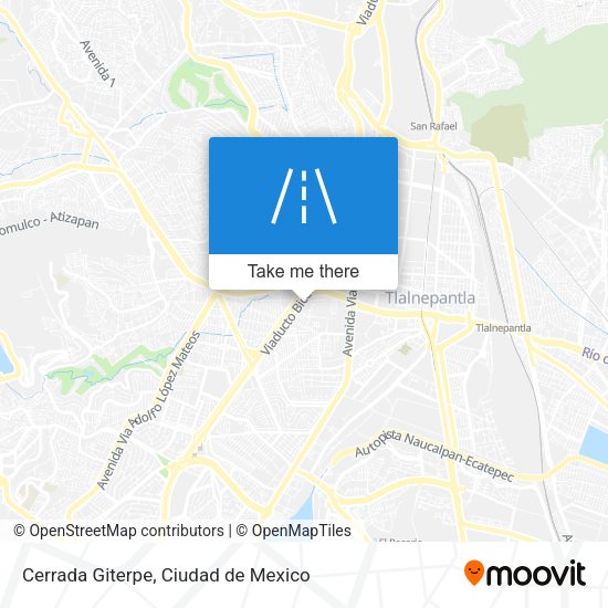 Cerrada Giterpe map
