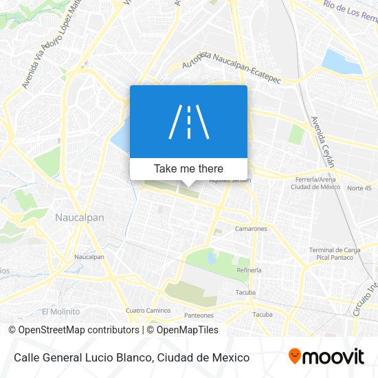 Calle General Lucio Blanco map